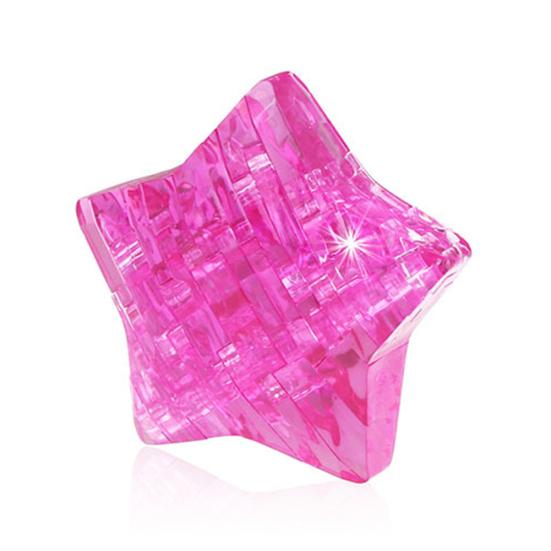 DIY 3D Crystal Puzzle Star Assembly Model Desk Decor Brain Teaser Children Toy