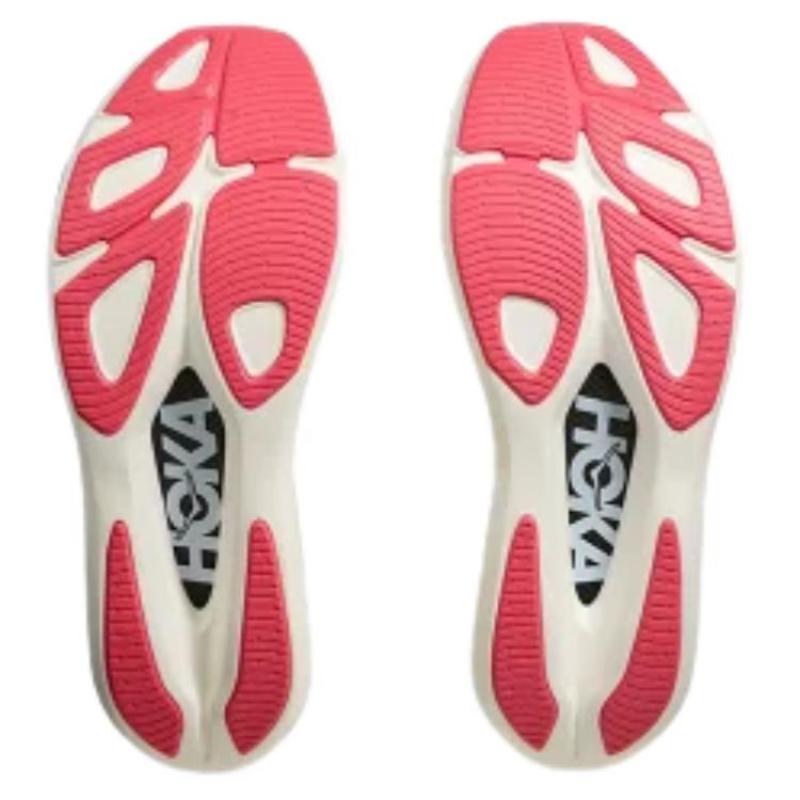 HOKA ONE ONE ROCKET X 2 Anti Slip Wear Resistant Low Top Casual Running Shoes Unisex White Gray Sneakers 1127927-YZC