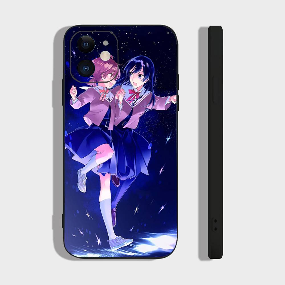Чехол для телефона Bloom Into You Bilibili Animation для iPhone 17 Air 16 15 14 13 Pro Max 11 12 Черный силиконовый чехол