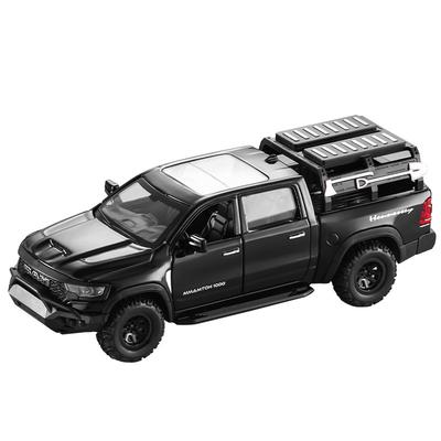 1/32 Dodge RAM 1000 TRX Mammoth Пикап Модель автомобиля из сплава Звук и свет Оттягивание назад Детская игрушка Коллекционные предметы Подарок на день рождения