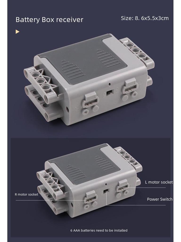 Наука и образование LEGO-совместимые MOC Power Tech Программирование Строительные блоки: PF Parts Сборка мотора и игрушка с главным управлением