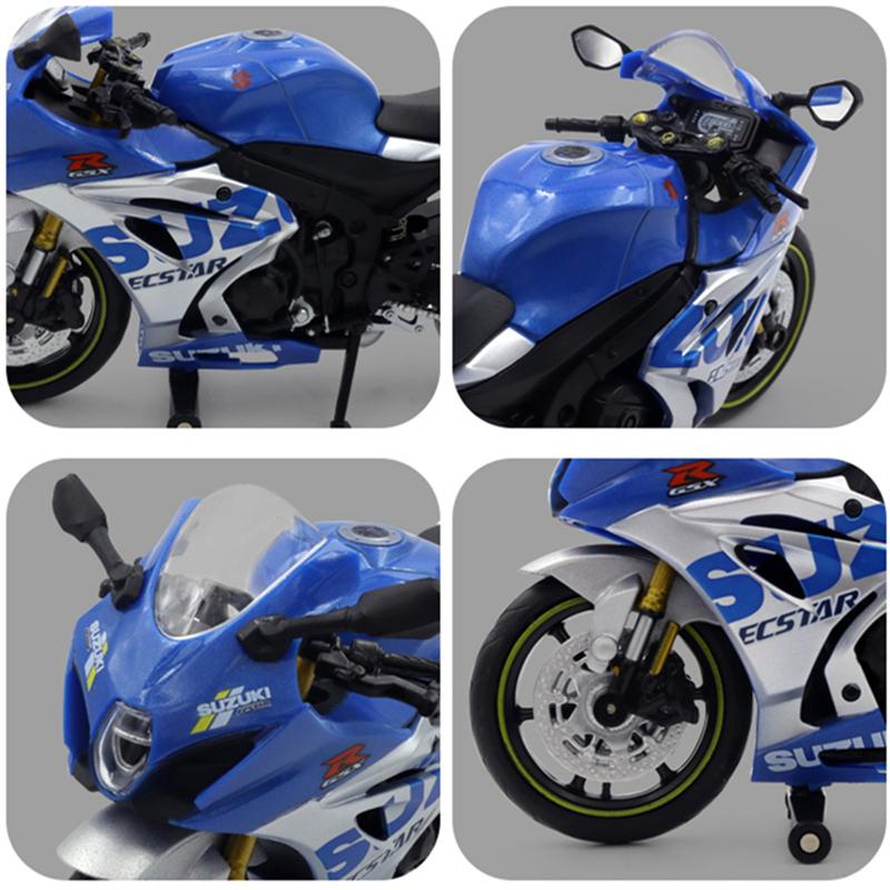 1/12 Suzuki GSX-R1000R литой гоночный мотоцикл модель имитация литой металл уличный спортивный мотоцикл модель коллекция детский подарок