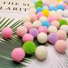Разноцветные эластичные помпоны для поделок своими руками для детей - плюшевые, красочные шарики для творческих проектов и украшений