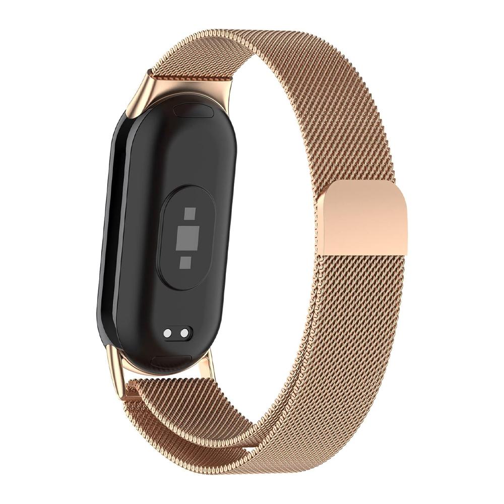 Stainless Steel for Mi Band 8 9 Strap Miband8 Miband 9 Accessories Magnetic Loop Belt Correa Bracelet for Xiaomi Mi Band 9 Bands