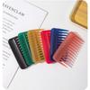 Plastic Wide Teeth Hair Combs Anti-static Massage Hair Brush Hairdressing Colorful Hairdress Salon Styling Traveling Accessories
