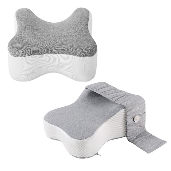 Комфортная подушка для коленей для спящих на боку, подушка для ног из пены с эффектом памяти для спины и бедер