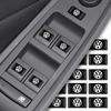 10PCS 3D Car Styling Epoxy Emblem Badge Stickers For Volkswagen GOLF Polo Tiguan VW GTI MK5 MK6 PASSAT Car-Styling Accessories