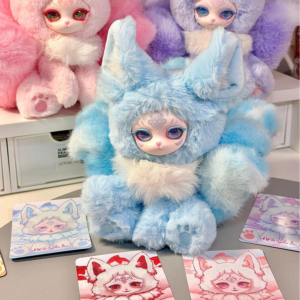 Новая серия «Благословенная Девятихвостая» Виниловая Плюшевая Кукла Сюрприз-Коробка Шинуазри ЧаоМэй Девятихвостая Лиса Кукла Подарок-Сюрприз