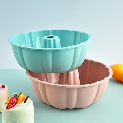 10-дюймовая силиконовая форма для торта большой емкости с антипригарным покрытием и рифленой трубкой для тортов, пирожных, кукурузного хлеба, не содержит BPA