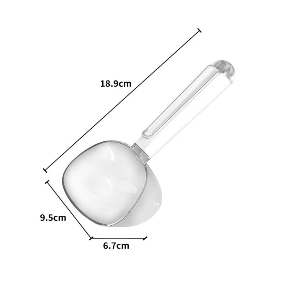 Лопатка для корма для домашних животных 2 в 1, пластиковая мерная чашка для выпечки, утолщенная ложка для риса, для кормления собак, кошек