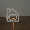 House Shape Silicone Molds Heart House Candle Mold Scented Candle Molds Handmade Soap Molds DIY Candle Making Supplies