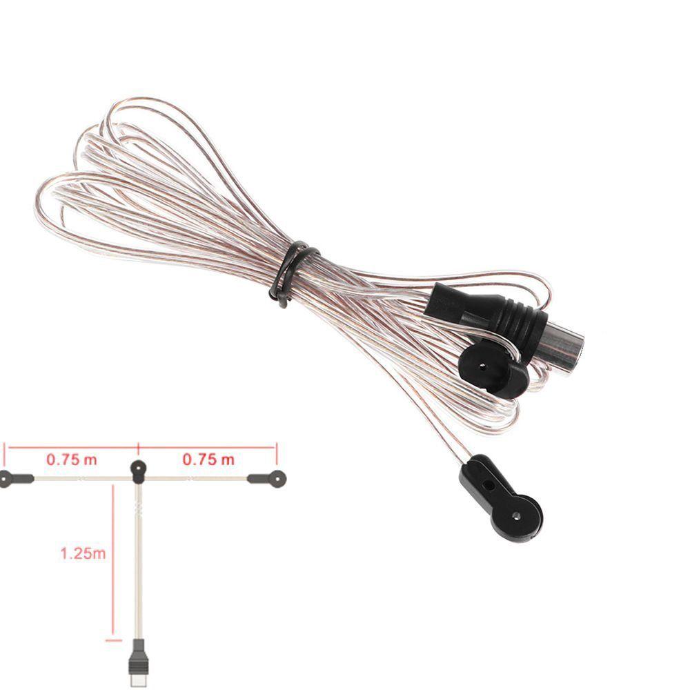 Universal 2m Dipole MD TV Card Aerial Amplifier FM Antenna Radio Receiver