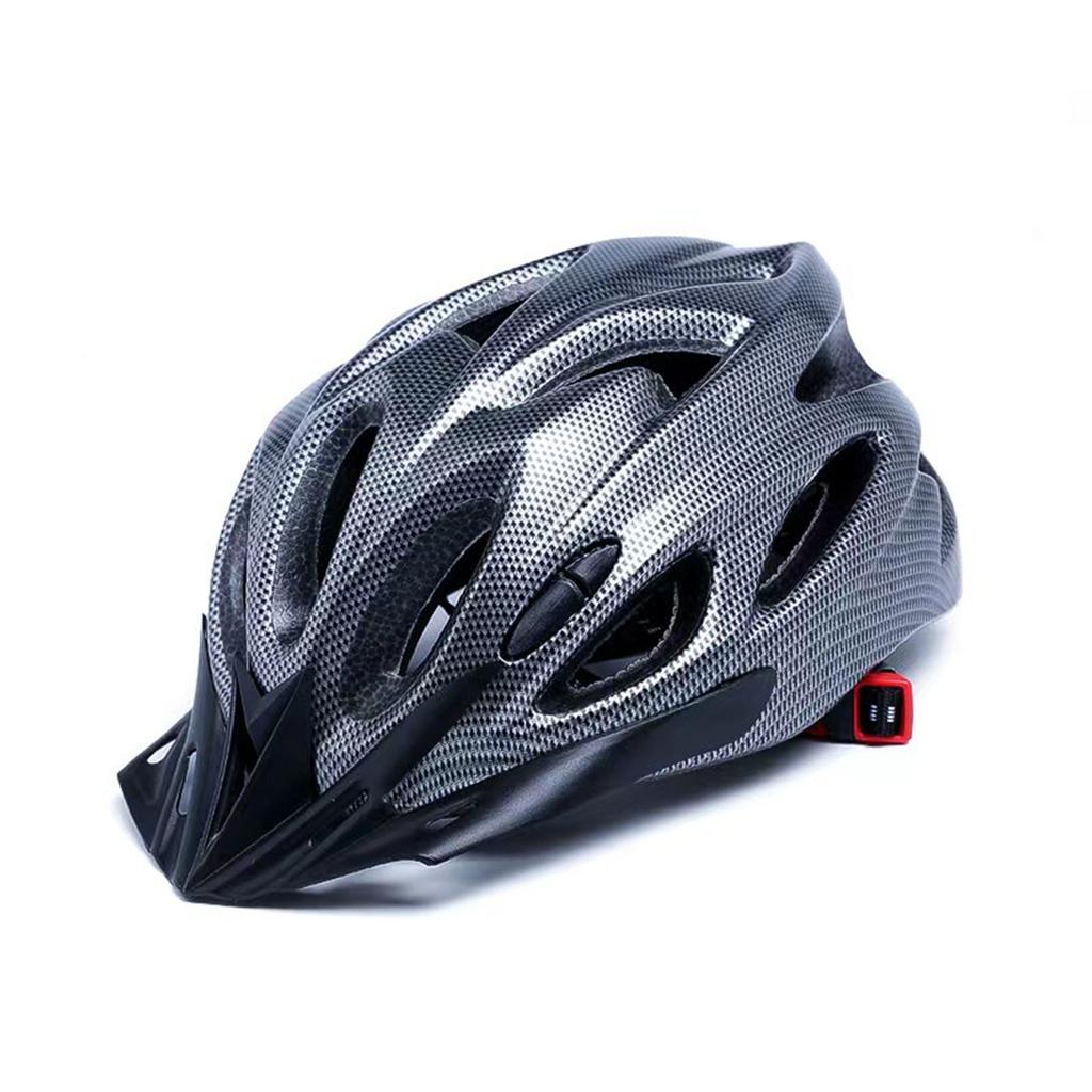 Bike Helmet Head Protection Safety Helmet EPS PC Cycling Riding Accessory for Men Women Carbon