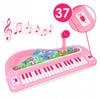 [PACZA] Pink mini piano keyboard for children with legs, 37 keys, N68