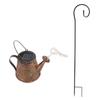 Solar Watering Can Lights Outdoor Garden Solar Lights Decorations Metal Retro Lamp for Patio Lawn