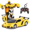 Electric RC Car 2 In 1 Transformation Robots Sports Vehicle Model Robots Boys Toys Remote Cool RC Deformation Cars Kid Toy Gifts