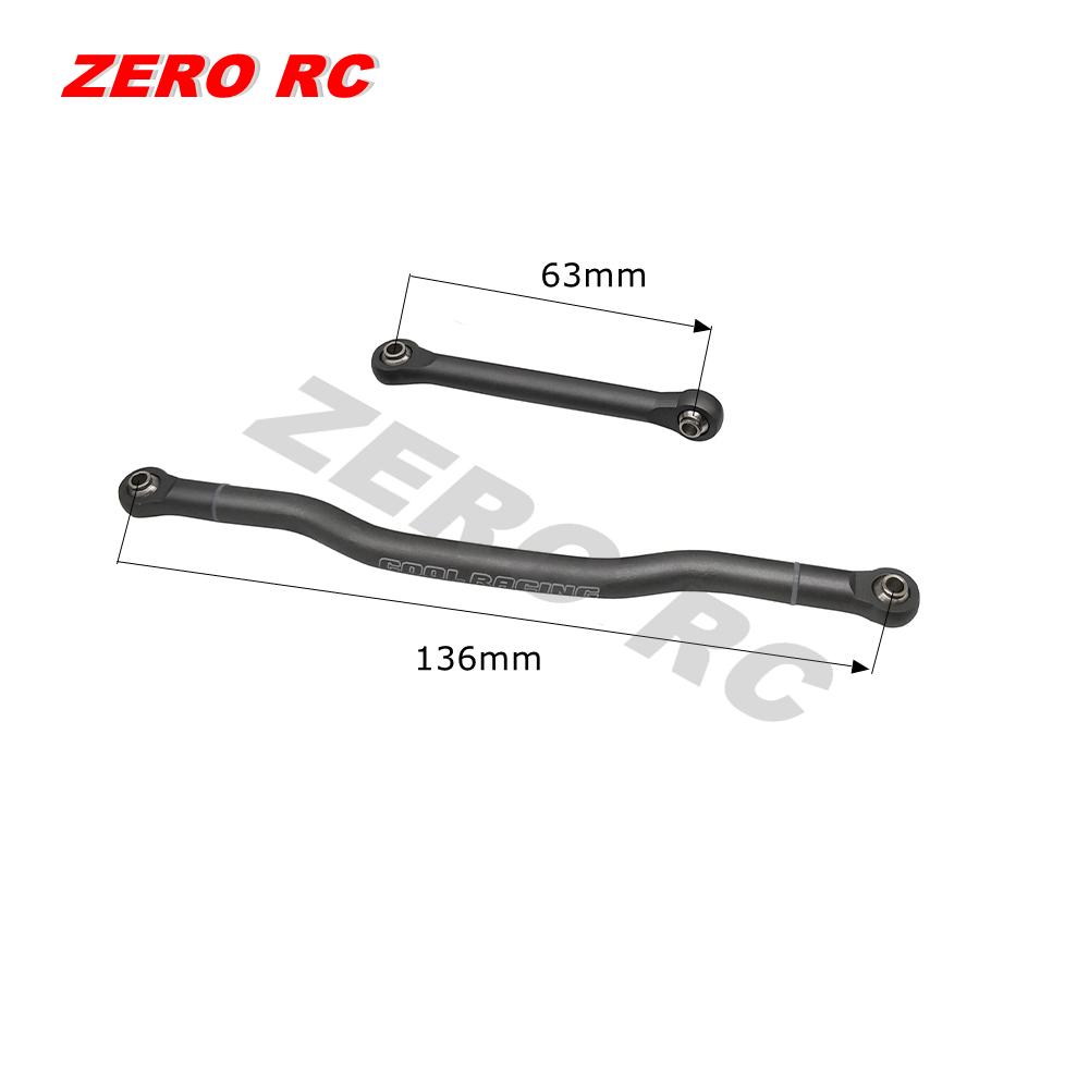 RC 1/10 CAR Axial SCX10 Upgraded accessories METAL Front Knuckle + Steering Link Rod + C Hub Carrier + Rear Axle Lock Out