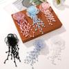 1Pc Flower Decoration Handmade DIY Clothing Accessories Delicate Hair Accessories Fairyism Rich Colors Tassel Mesh Flower