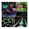 100 Pièces Pierres Lumineuses - Galet Lumineux - Cailloux Fluorescents - Décoration Jardin