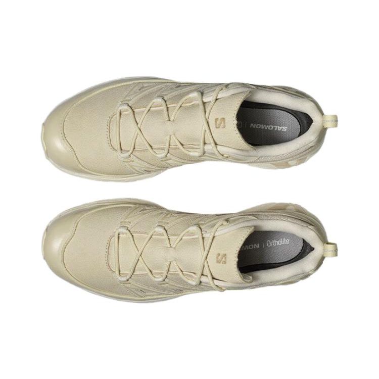 SALOMON Xt-6 Leather Lace-Up Comfortable Versatile Durable Breathable Lightweight Low-Top Outdoor Functional Shoes Unisex Shoes Vanilla 472948