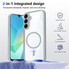 KEYSION Прозрачный магнитный чехол для телефона Samsung A56 5G A36 A26 5G Силикон+ПК HD Clear Ударопрочный чехол для Galaxy A16 4G 5G