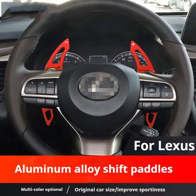 Для Lexus GS 12-19 RX 12-21 LM 20 2 шт. Автомобильные подрулевые переключатели передач из алюминиевого сплава Автоаксессуары
