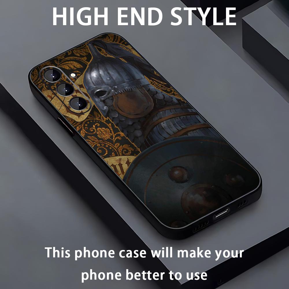 Игровой Kingdom Come Deliverance Карта 2 Чехол для телефона для Samsung Galaxy A56 A16 A36 A26 A06 A55 A54 A15 A35 A25 Мягкий Черный