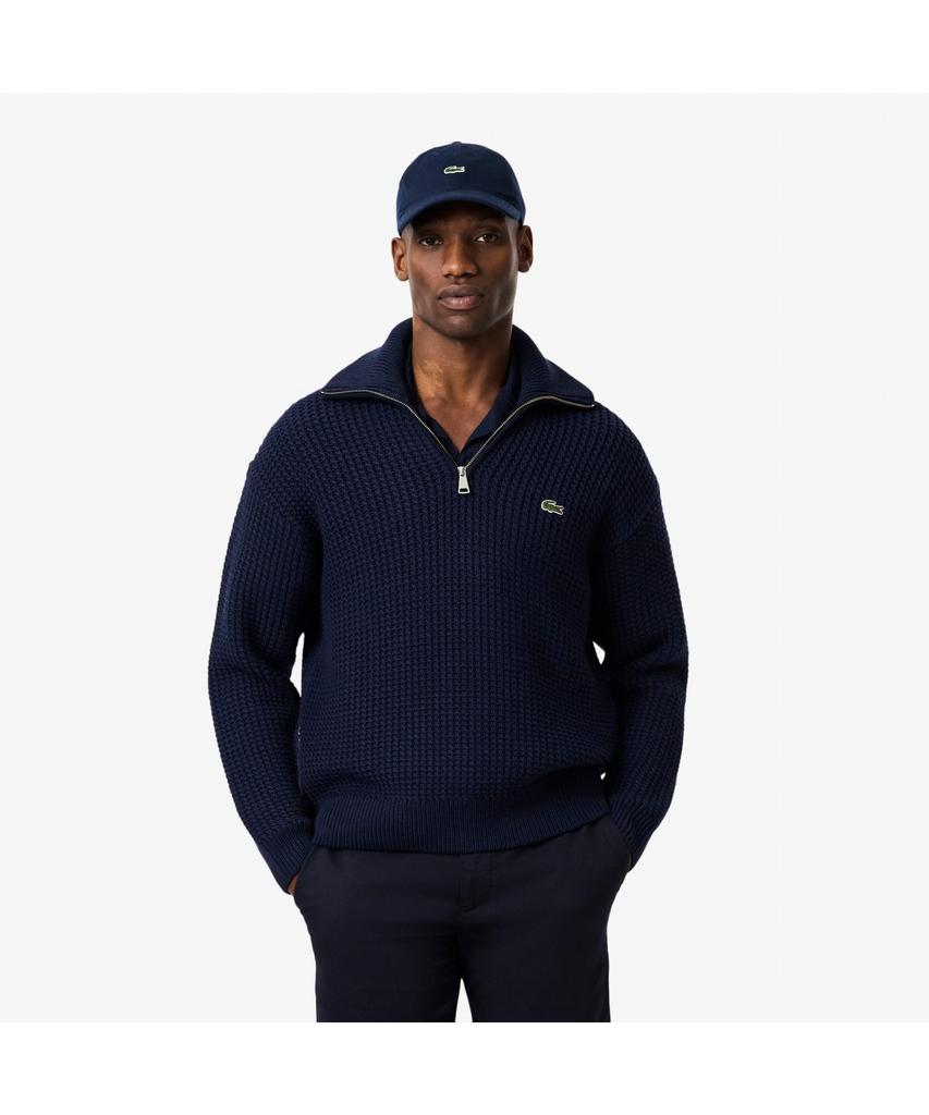 LACOSTE Men'S Curly Knit Collar Sweater Ah5205-55N 166