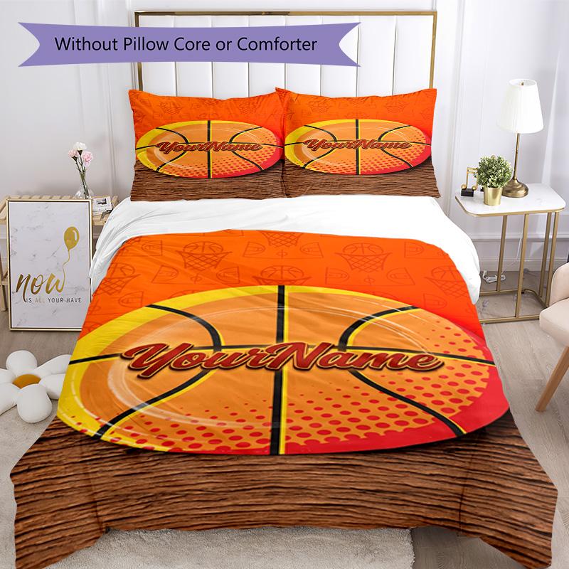 Curry Customize Your Name Bedding Set Breathable Duvet Cover With Pillowcases Decorative Bed Linen For Bedroom Home Decoration Birthday Gift