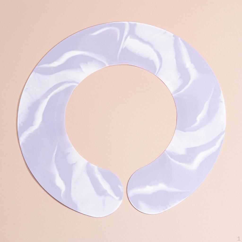 Накидка для стрижки волос, мягкая шаль, защита для шеи, водонепроницаемый парикмахерский воротник, краска