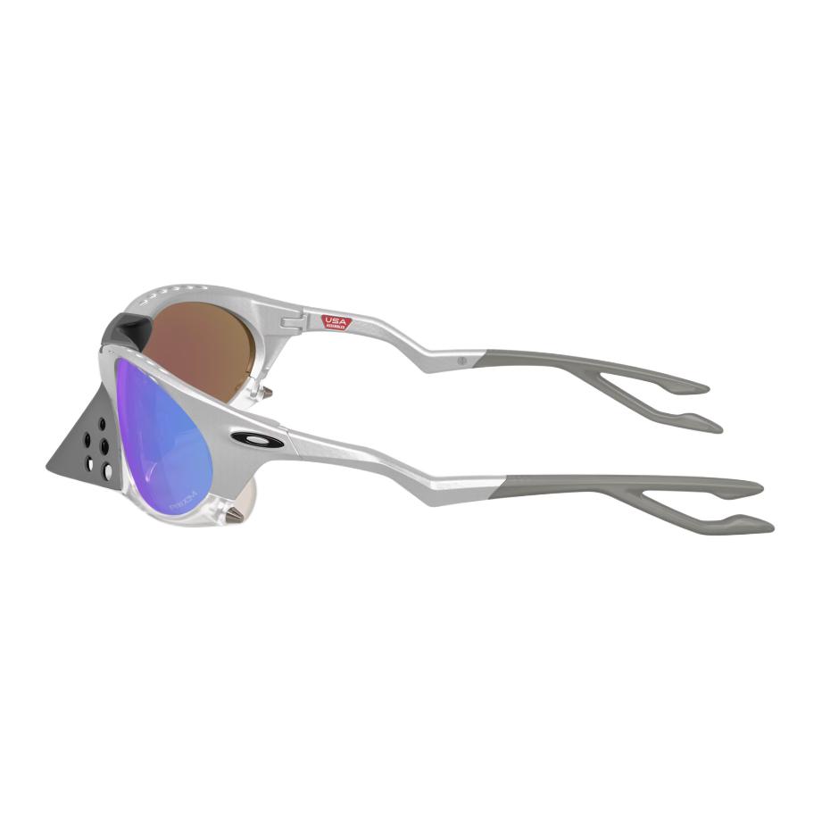Oakley Регулируемые раздвоенные дужки O Matter™ Овальные солнцезащитные очки Унисекс солнцезащитные очки Серебряные OO9437-1363