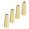 4pcs 100mm Furniture Cylinder/Conical Iron Foot Cover Copper Tip Table Chair Cap Protector Bottom Safety Mat Iron Foot Cover