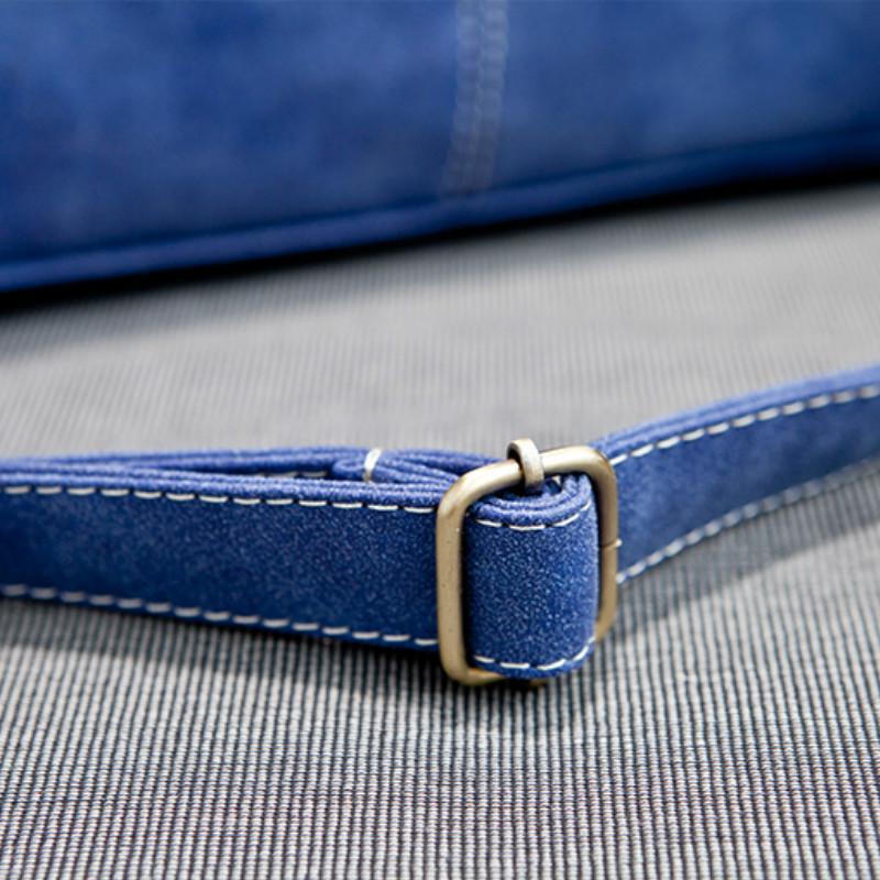 Женские сумки-мессенджеры в стиле ретро с однотонной магнитной пряжкой из нубука, повседневные сумки большой емкости