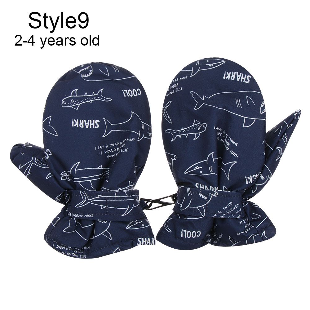 Must Kids Дети Детские лыжные перчатки Ветрозащитные водонепроницаемые варежки с длинными рукавами Сноубордические варежки