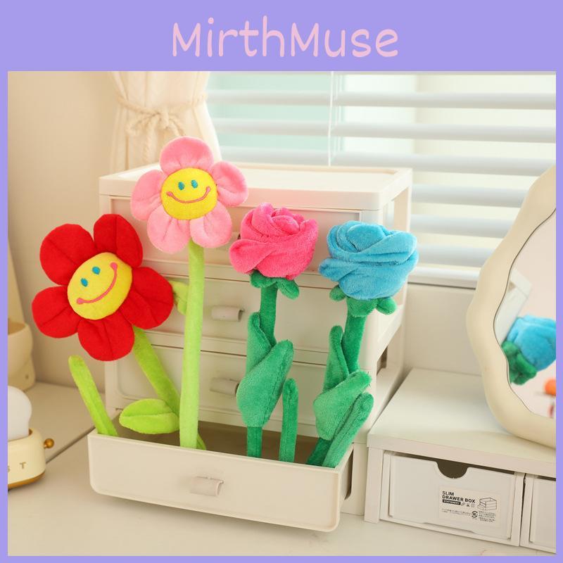 Plush Smiling Sunflower Toy Cartoon Doll Children Room Decoration Festival Gift