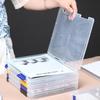 A4 Transparent Plastic Document Storage Box - Dustproof File Organizer