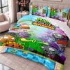 Plants vs. Zombies 3Pcs Bedding Set Duvet Cover With Two Pillowcases For Bedroom Home Decoration