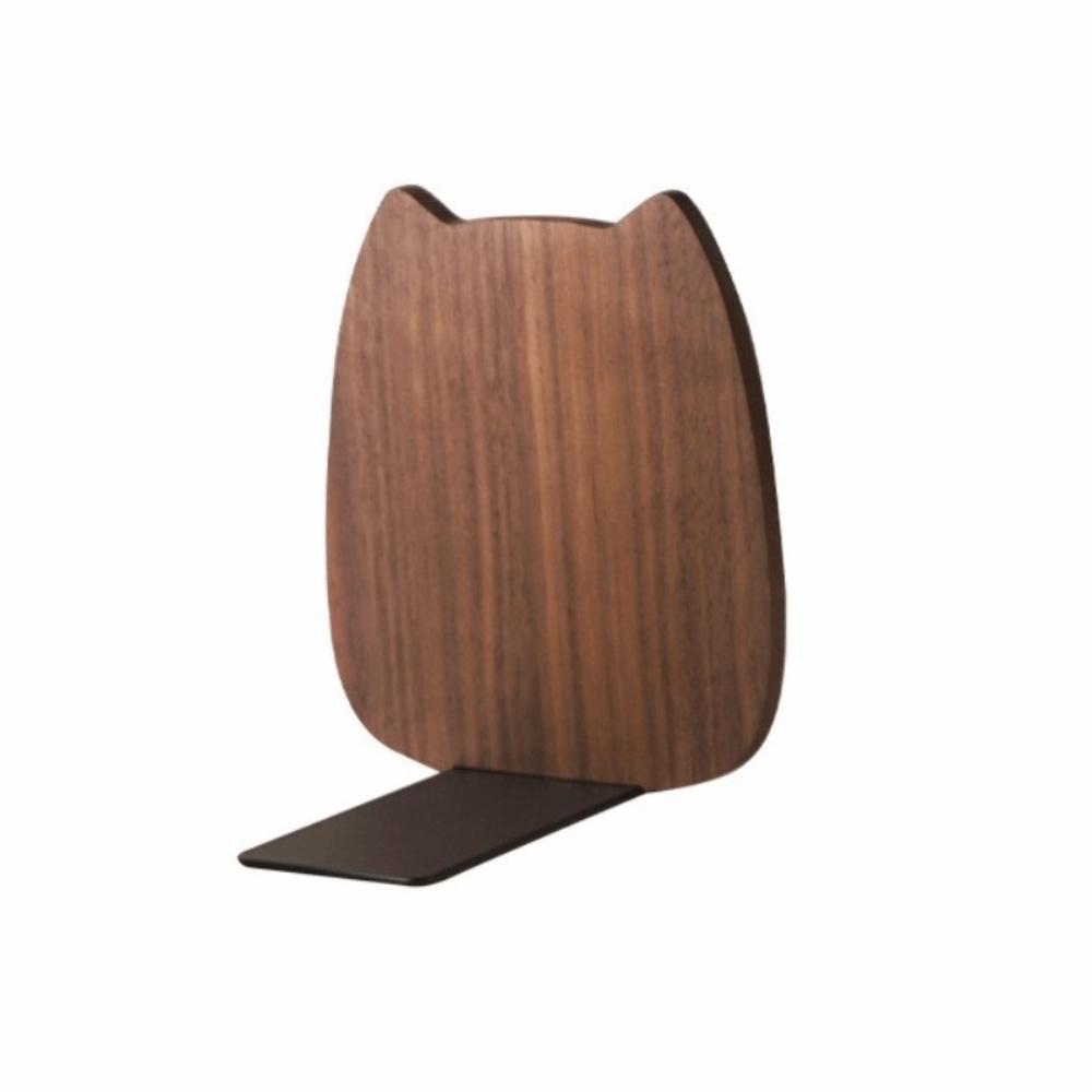 Anti-Slip Wood Book Stoppers Detachable Book Supports High Quality Wooden Bookends  School Office