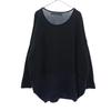 KBF+ Switching Long Sleeve Knit FREE Black URBAN RESEARCH Sweater Women Used