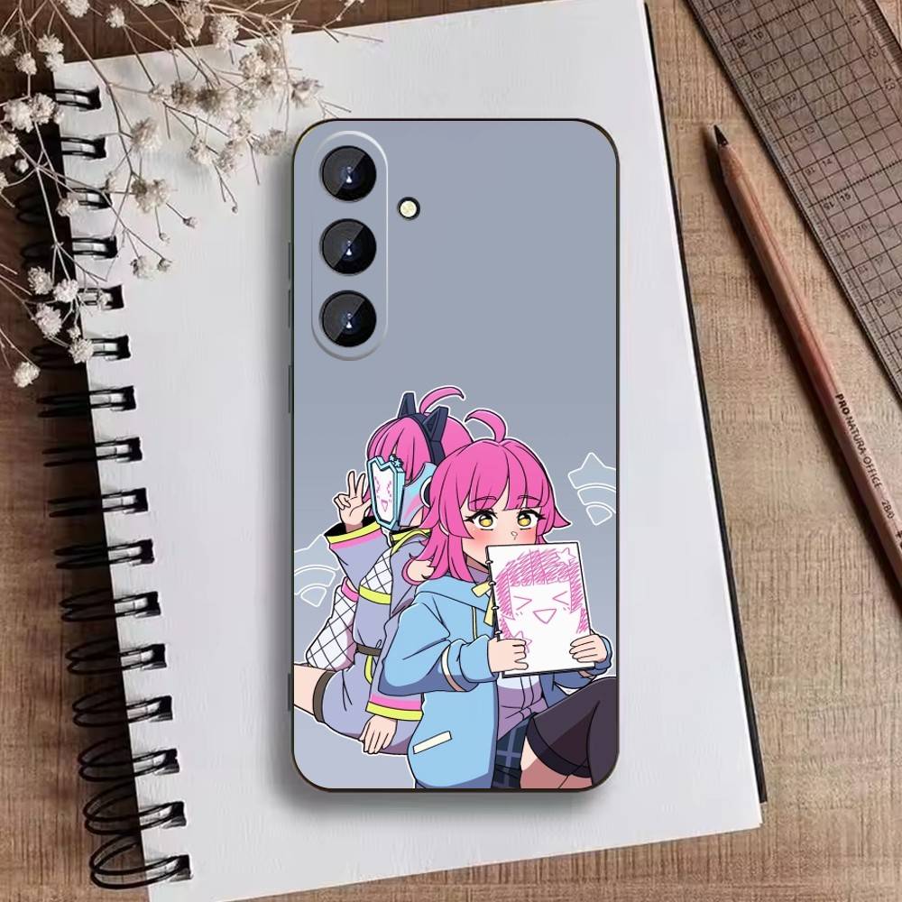 Чехол для телефона Love Live Тэннодзи Рина Для Samsung Galaxy A73, A72, A71, A70, A52, A51 Другие Мягкий Черный Чехол