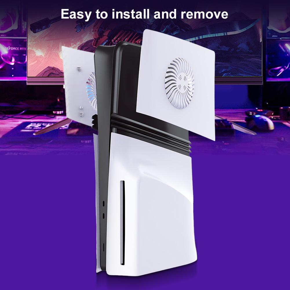 Face Plate Console Cover ABS Hard Case Anti-Scratch Faceplate Case Cover Dustproof Hard Shell Skin with Cooling Vent for PS5 Pro