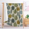 Одеяло Фланелевое Одеяло Опавший Лист Кленовый Лист Пейзаж 3D Цифровая Печать Одеяло Одеяло