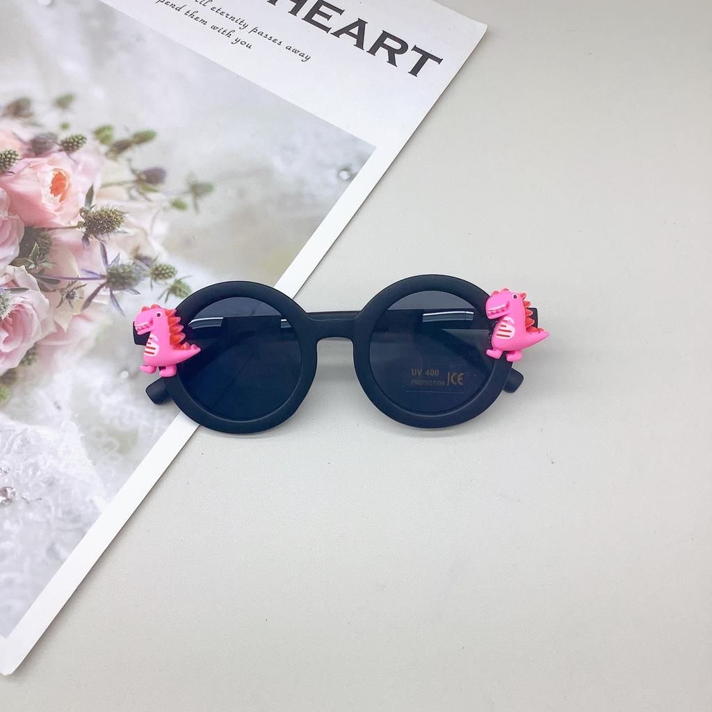 Модные круглые детские очки, аксессуары для медведей, милые детские солнцезащитные очки-тенты, солнцезащитные очки