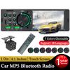 Автомобильное радио Hippcron 1 din, мультимедийный MP3/MP5-плеер, аудио, сенсорный экран, Bluetooth, стереосистема с разноцветными огнями и пультом дистанционного управления