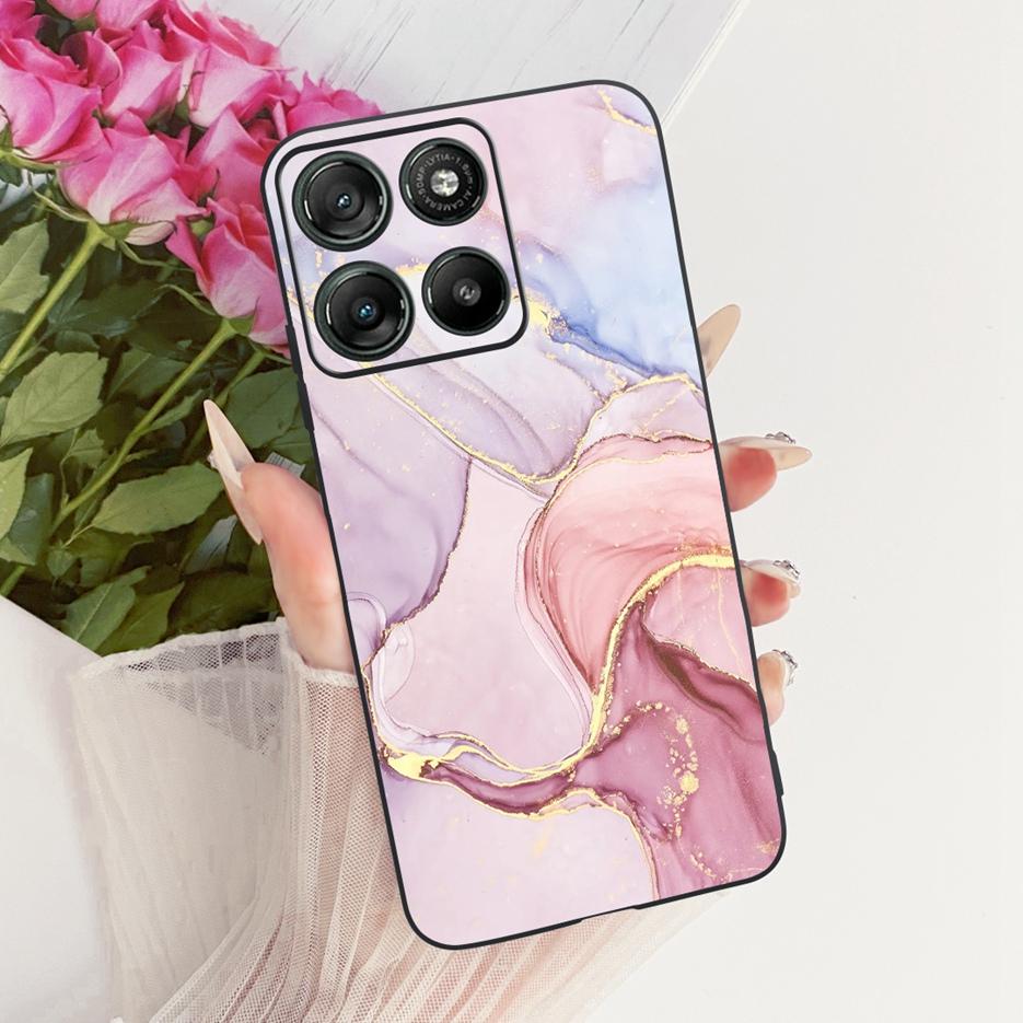 For Motorola Moto G67 Case XT2621-4 Cute Cat Peacock Painted Cover Soft TPU Phone Case For Motorola Moto G77 G 67 MotoG77 Fundas