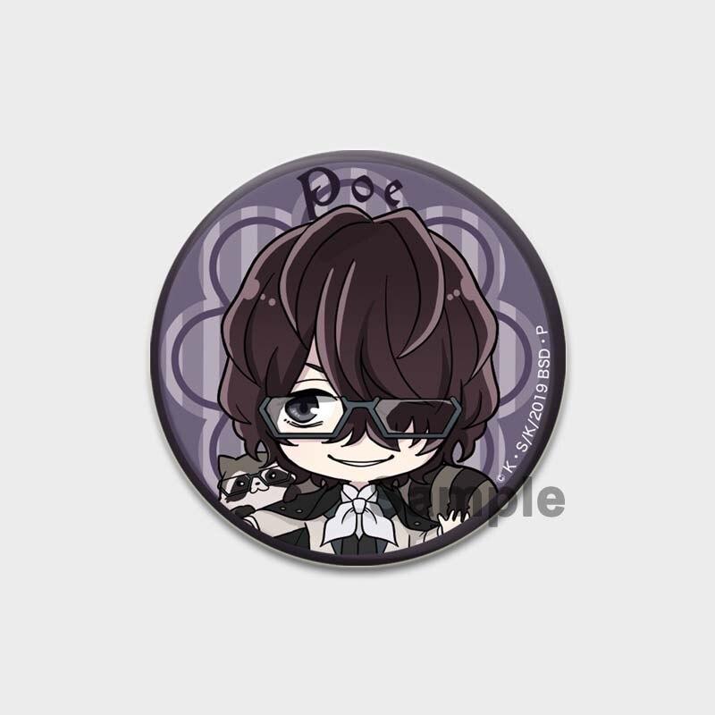 58 мм аниме Бунго Бродячие собаки брошь Манга нагрудный значок аксессуары для одежды шляпа украшение для рюкзака Harajuku значки с героями мультфильмов подарки для фанатов