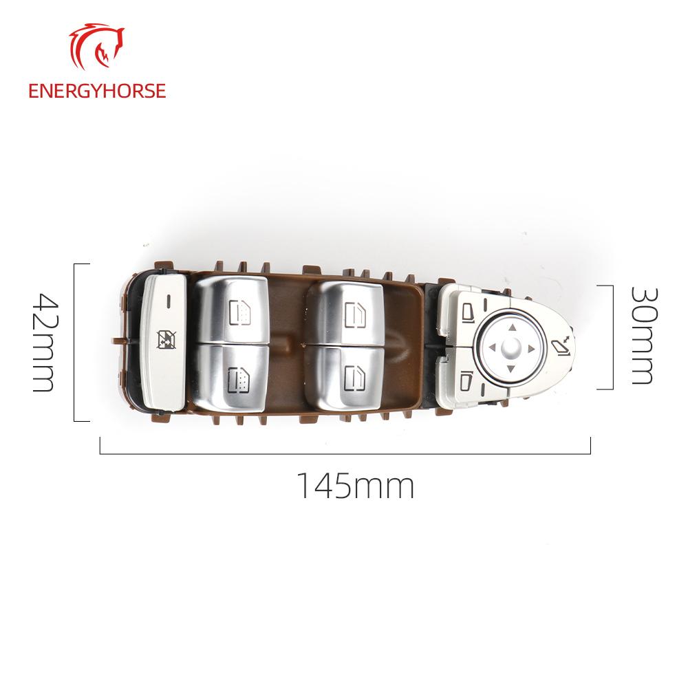 Для Mercedes W213 автомобильный переключатель управления стеклоподъемниками, кнопка включения стеклоподъемника для Benz E Class 2016-E260 E200 E300