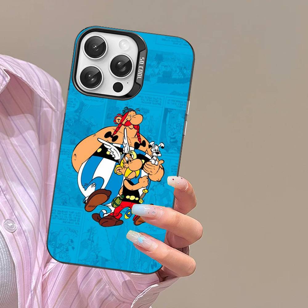 Чехол для телефона A-Asterix Y-O-Obelix для iPhone 16 15 14 13 12 11 17 Pro MAX Plus Pro Матовый Ударопрочный Чехол