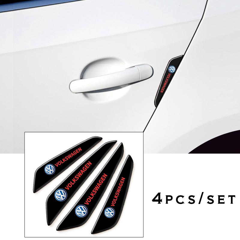 For VOLKSWAGEN VW Car Sticker Door Edge Guards Trim Molding Protection Strip Car Crash Barriers For Volkswagen VW Polo BEETLE PA
