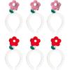 Party Show Mink Flower Headband 3p X 2 Piece Set